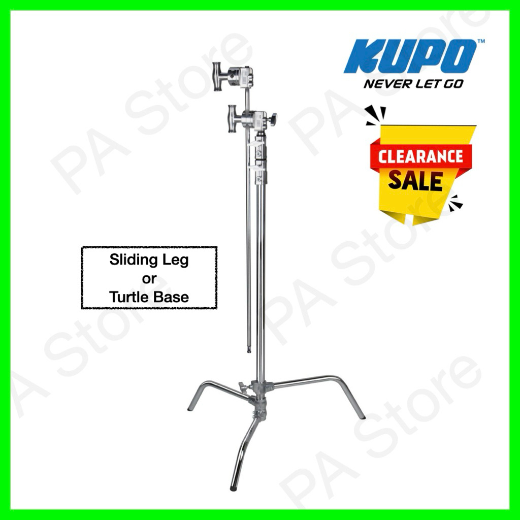 KUPO Master C Stand 40” Sliding Leg Turtle Base Kit CT40MK CS40MK ...