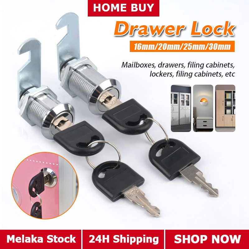 Square Drawer Lock for Desktop Office Study Table Task Laici Meja Quick ...