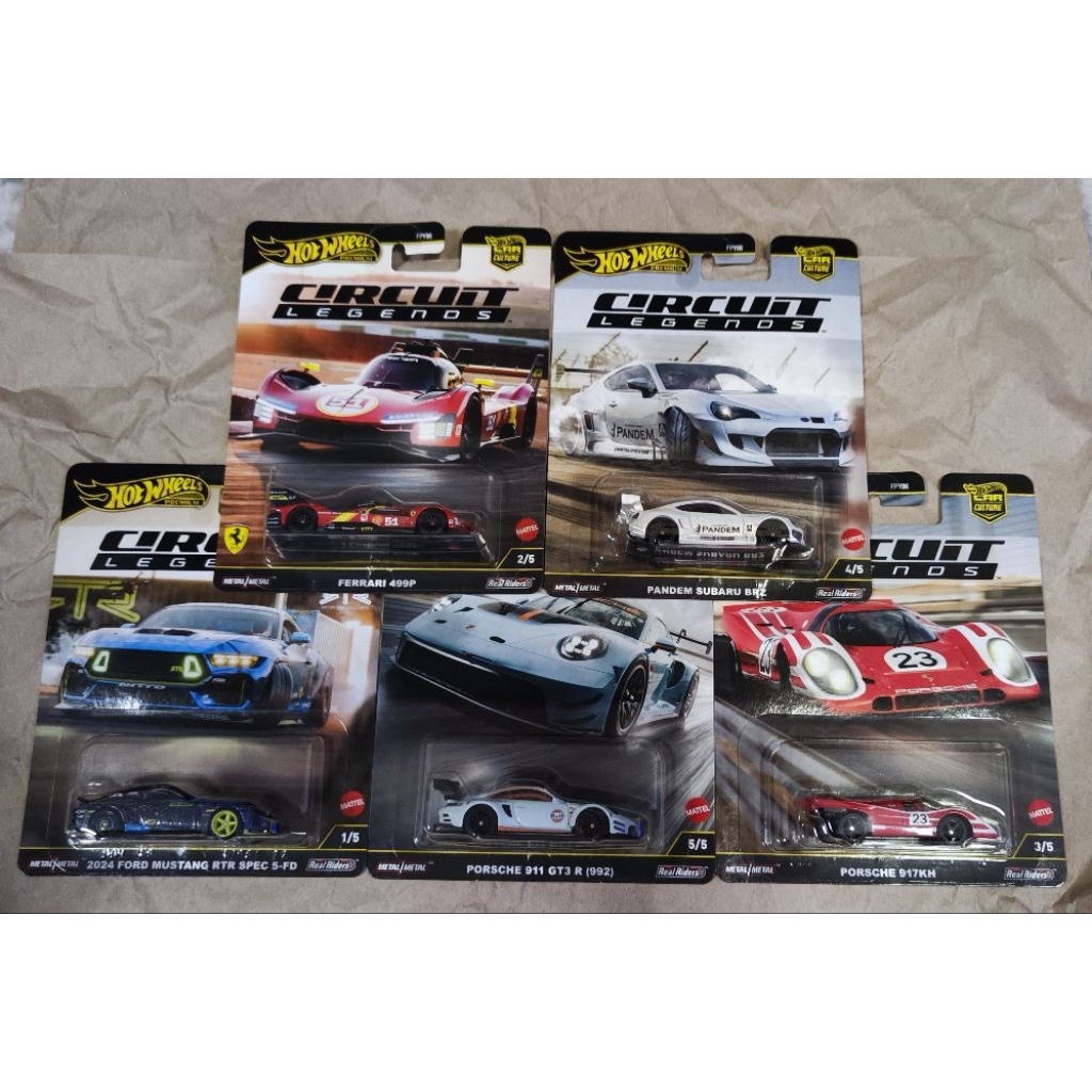 Ferrari 499P Hot Wheels - Modèle 1:64 Circuit Legends - 24h Du Mans 2025
