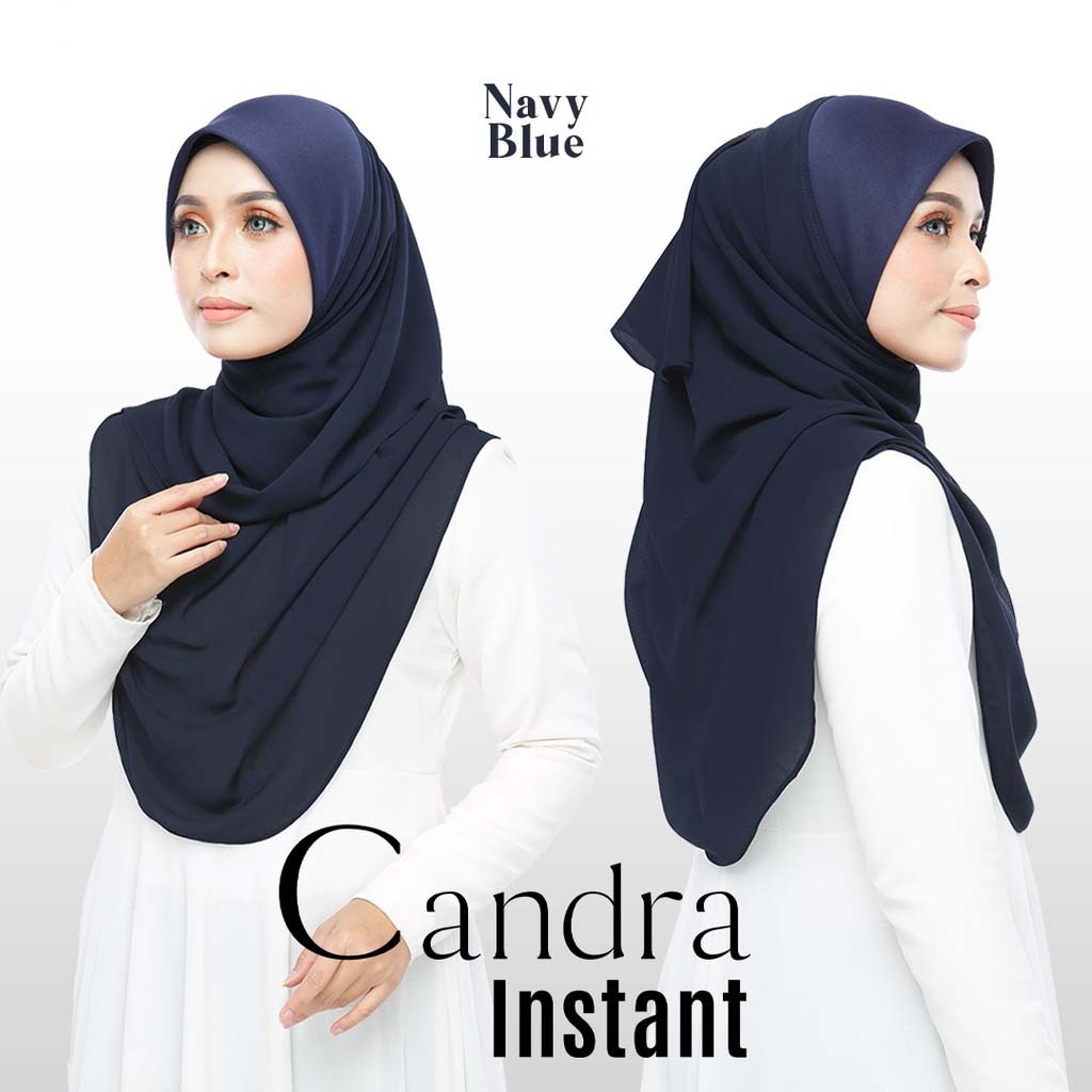 TUDUNG BAWAL INSTANT BERAWNING SCUBA TUDUNG MATERIAL HEAVY CHIFFON, TUDUNG BAWAL EXPRESSS BIDANG 50 & 55 (CANDRA PLAIN)