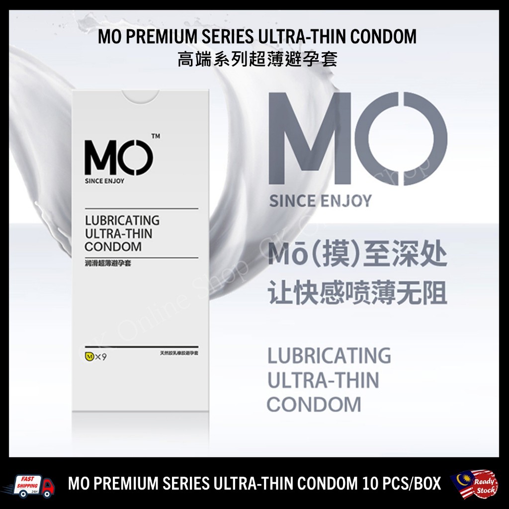 MING LIU MO Hyaluronic Acid Lubricating Ultra-Thin Condom 10 pcs/Box 名流 ...