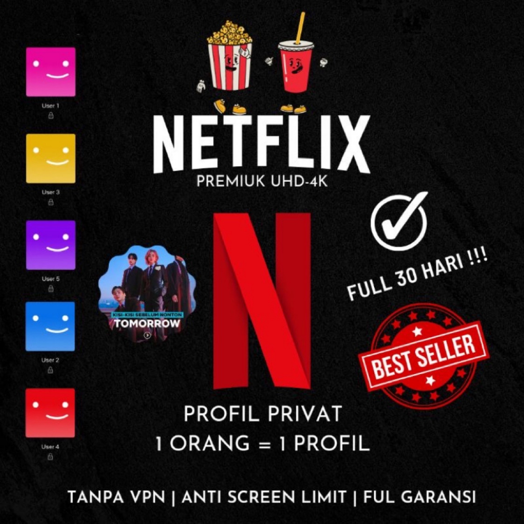 unt With Warranty 🔥KLEARKK🔥Netflix July Account Support Every Seri sted ...