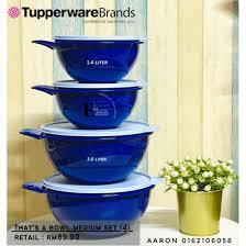 [[Ready Stock]] Tupperware That’s A Bowl Medium Set (4) | Shopee Malaysia