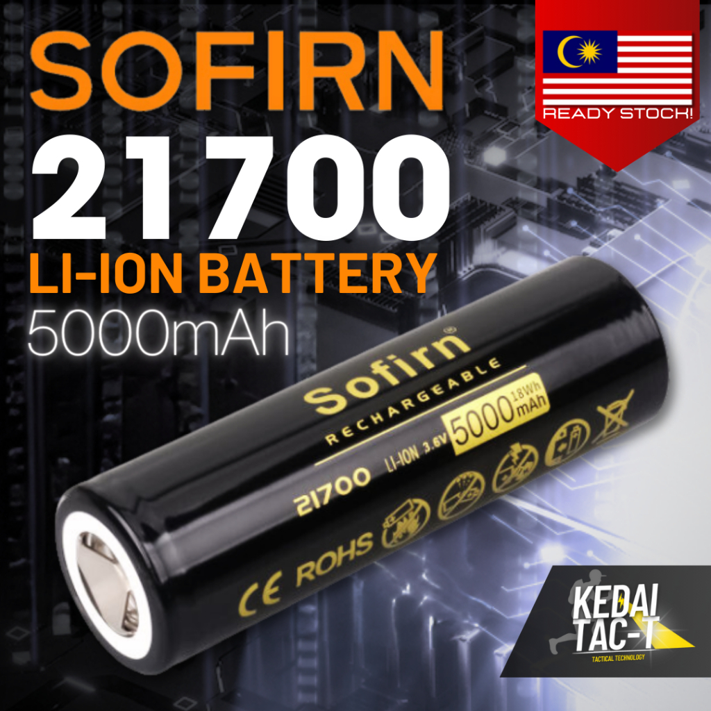 21700 Battery : 4000mAh Li-ion Rechargeable Battery - ORIGINAL from ...