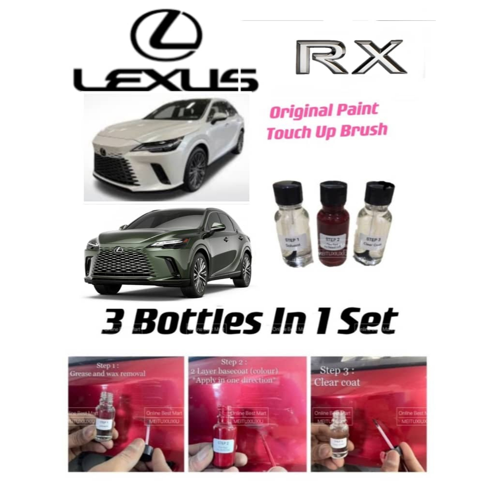 Lexus RX Paint Repair Kit Original Colour Touch Up Paint Combo Set ...
