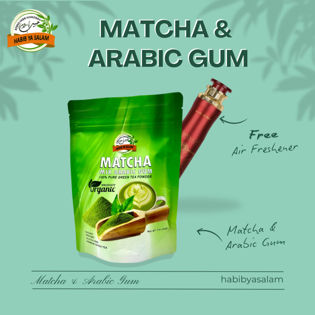 Matcha Arabic Gum Mix Habib Ya Salam | Shopee Malaysia