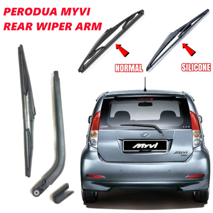 Perodua Myvi Rear Wiper Arm Blade Window Windscreen Rubber Silicone ...