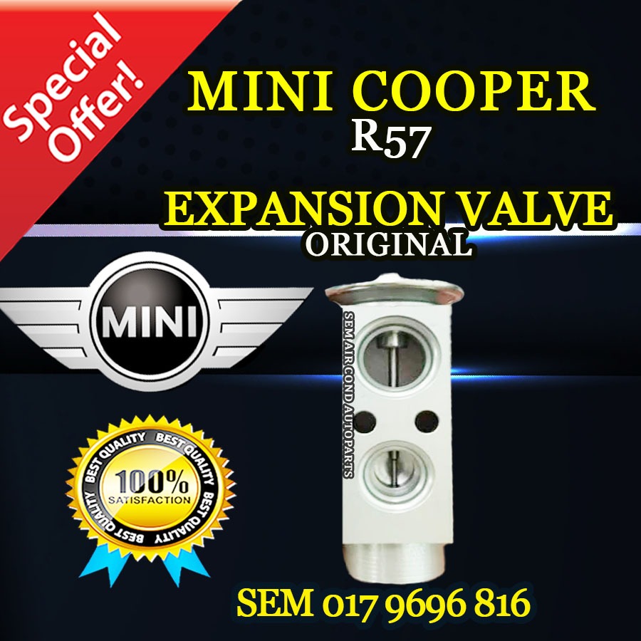 MINI COOPER R57 ORIGINAL EXPENSION/ EXPANSION VALVE (CAR AIRCOND SYSTEM ...