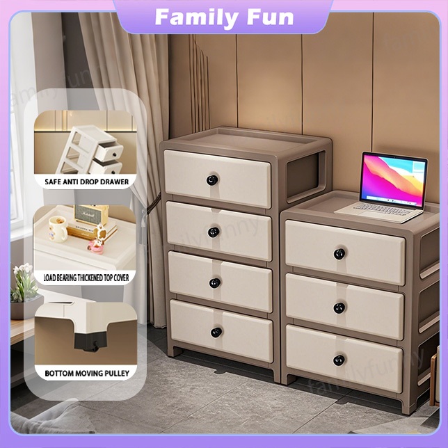 Family Fun Drawer cabinet Mobile File Cabinet with Wheels Kitchen ...