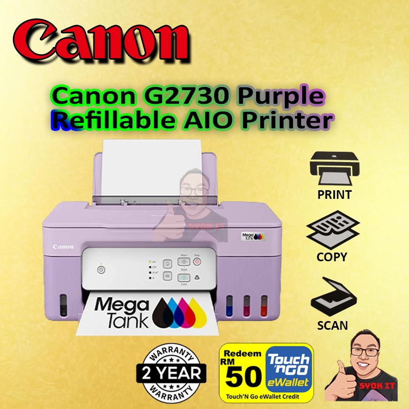 CANON PIXMA Ink Efficient G2730 Multifunction Refillable Ink Tank ...