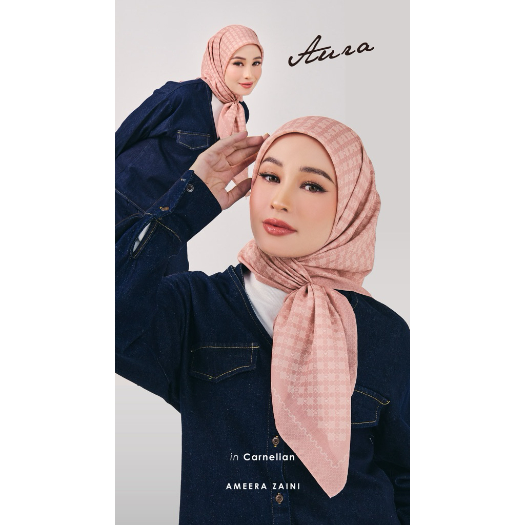 AMEERAZAINI TUDUNG BAWAL PRINTED BIDANG 47