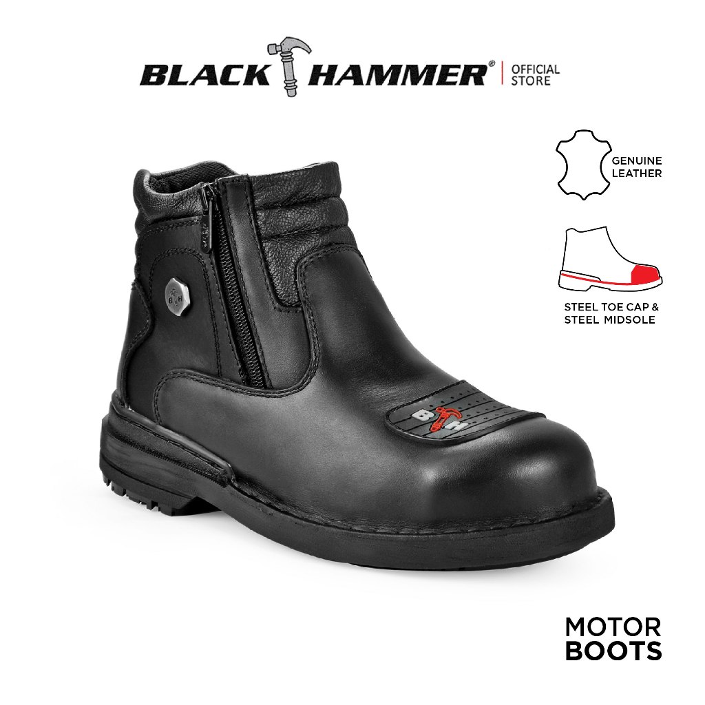 Black Hammer Men Motor Boot Series BHS26623 | Shopee Malaysia