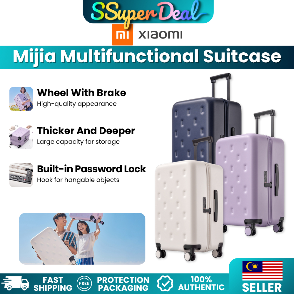 Xiaomi Multifunction Luggage Suitcase Universal Wheel With Brake ...