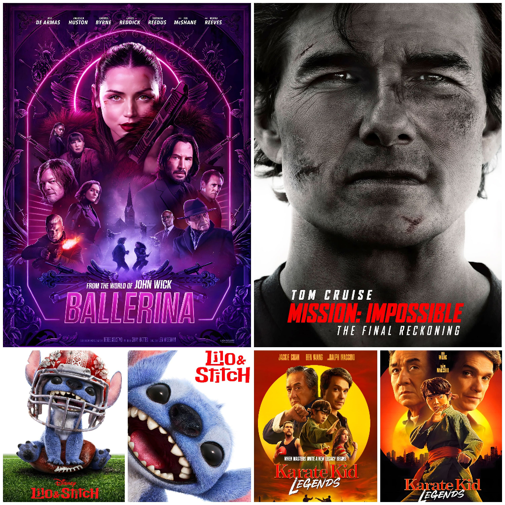 Ballerina, Karate Kid Legends, Lilo & Stitch Movie And Mission ...