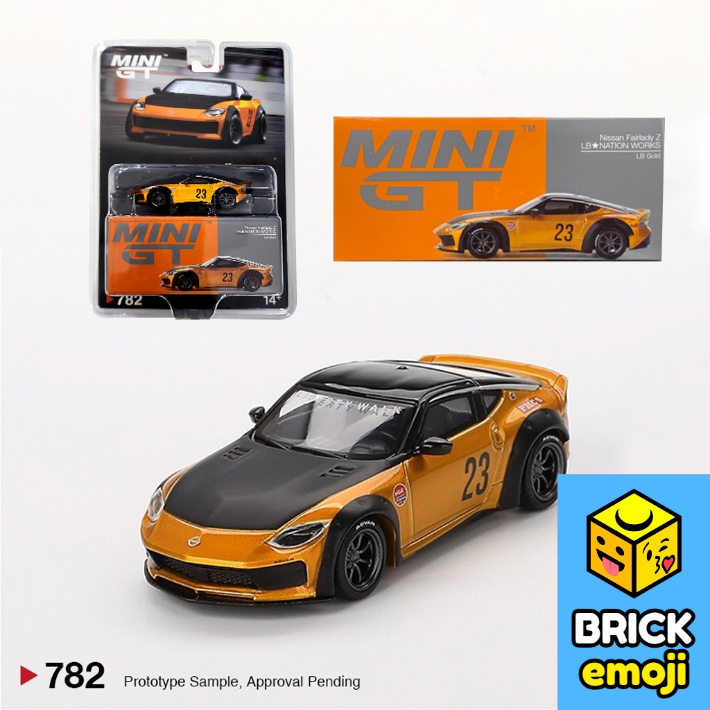 Mini GT 782 Nissan Fairlady Z LB Nation Works LB Gold RHD 1/64 (Box ...