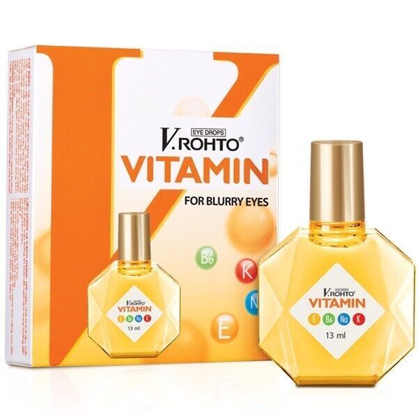 New V.Rohto Vitamin Eye Drops for Blurry Eye (13 ml) | Shopee Malaysia