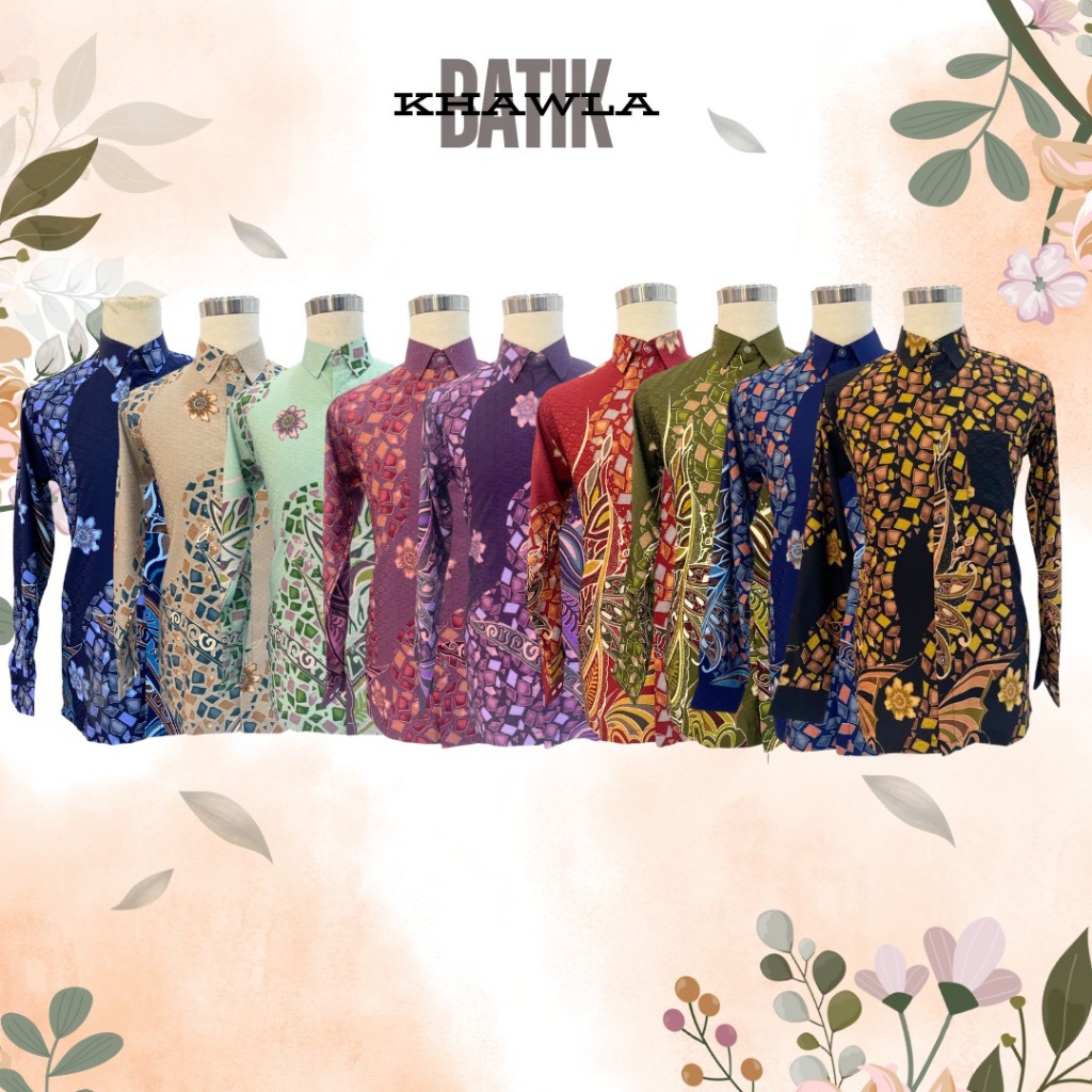 New Design Batik !! Kemeja Khawla in 9 colour by moff2u I batik ...
