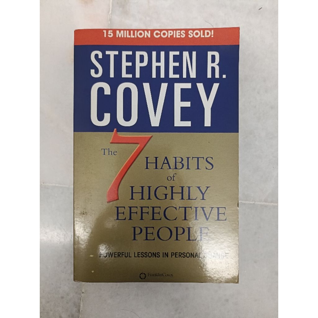 [Preloved book] Stephen R. Covey - The 7 Habits of Highly Effective ...