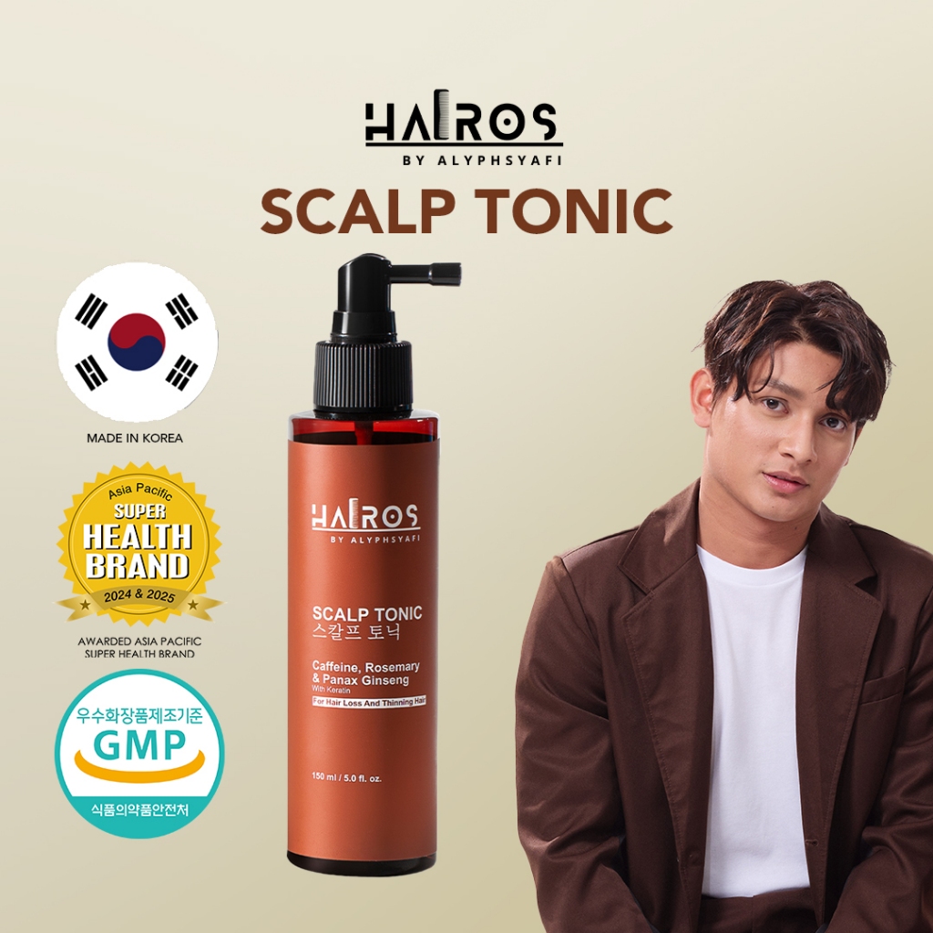 [HAIROS] Scalp Tonic 150ml - Caffeine, Rosemary, Panax Ginseng [For ...