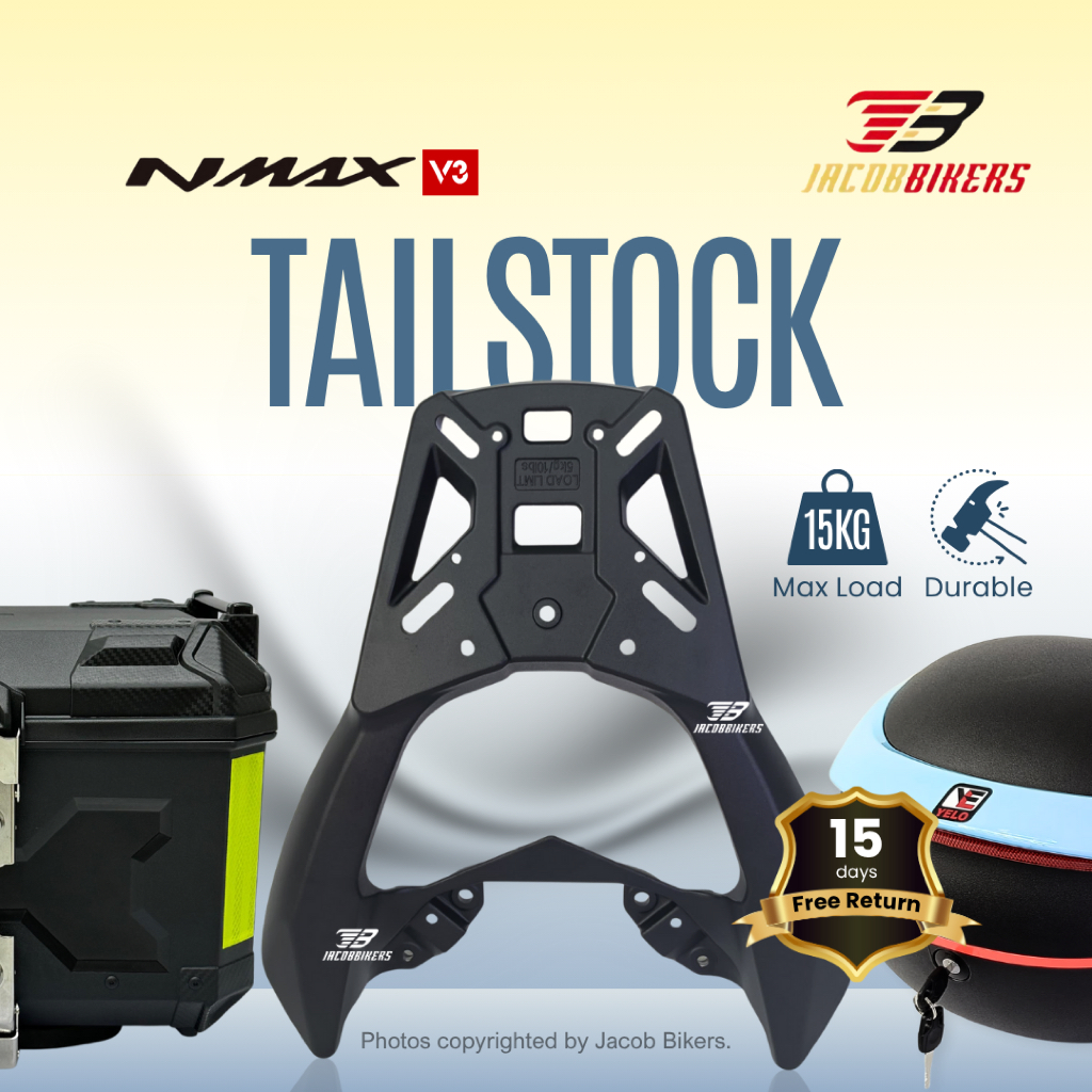 Yamaha NMAX 155 V3 2025 Tailstock Top Box Rear Rack Monorack Carrier ...