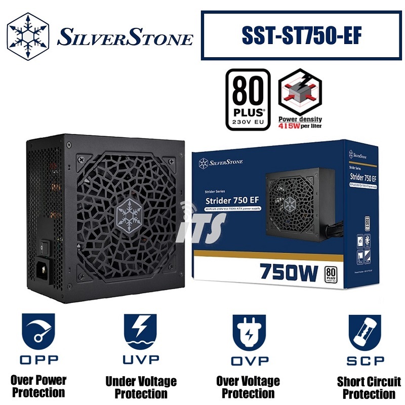Silverstone Strider 550/650/750 EF 80 PLUS 230V EU ATX (PS2) Power ...