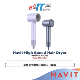 Havit High Speed Hair Dryer HD201 HD202