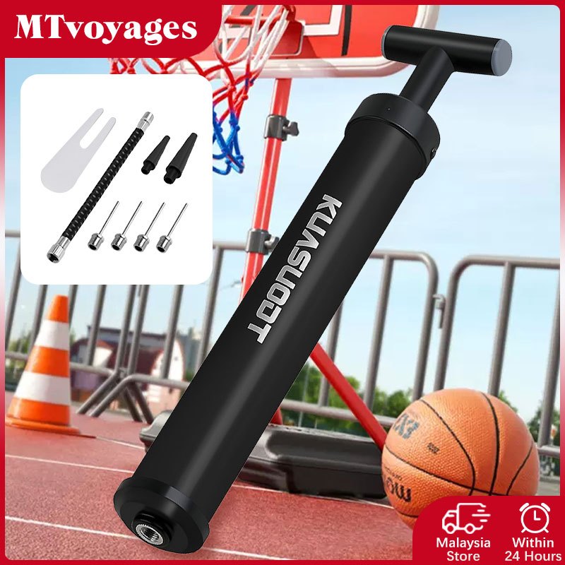 Heavy Duty Inflation Handpump Hand Pump Air Pump Portable Basketball ...