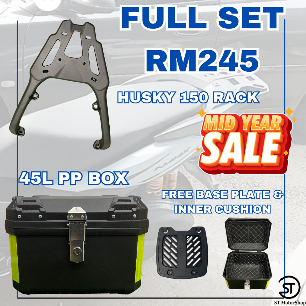 Rear Rack SYM Husky 150 Top Rack 35L 45L Top Box Kargo Luggage Rak ...