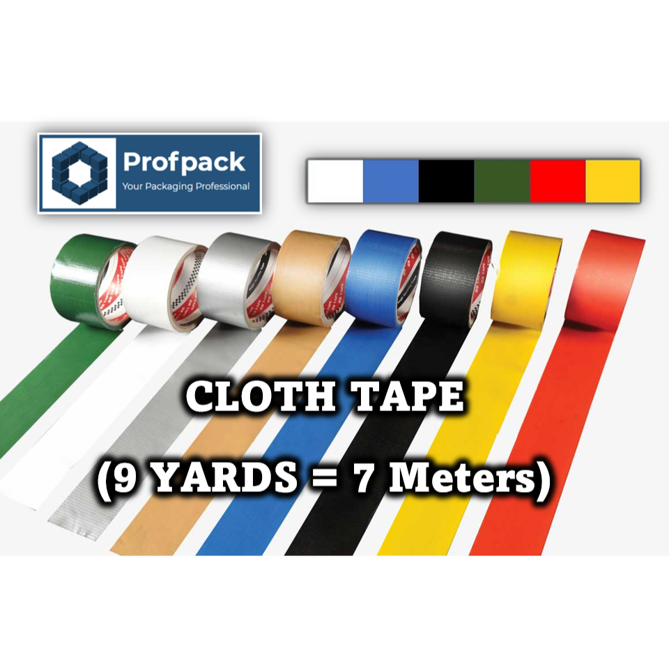 PROFPACK Binding Cloth Tape Fabric Material Strong Sticky Hotmelt Glue ...