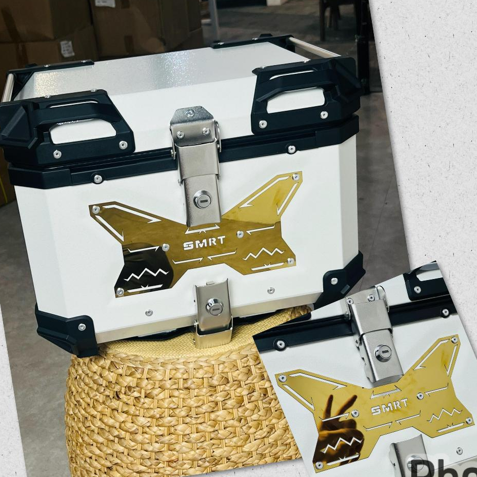 Limited Edition Top Box Anti-Scratch Tak Calar 45Liter Top Box Pearl ...