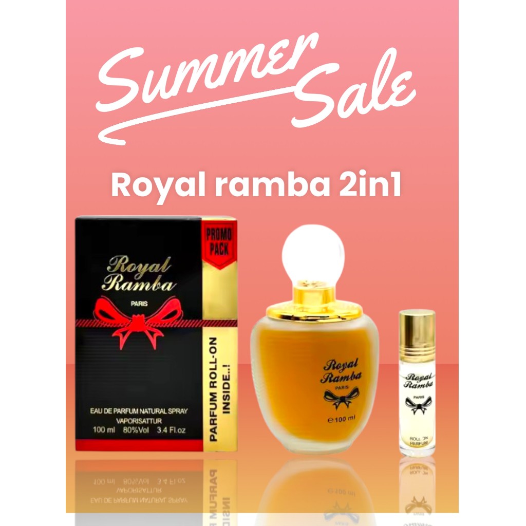 Royal Ramba 2in1 Paris Perfume Set far away perfume – EDP + Roll-On ...