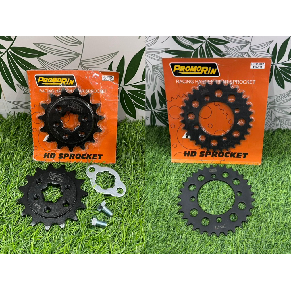 (PROMORIN) (415) LC135 RXZ Y125 SRL 110 BLACK SERIES SPROCKET FULL REAR ...
