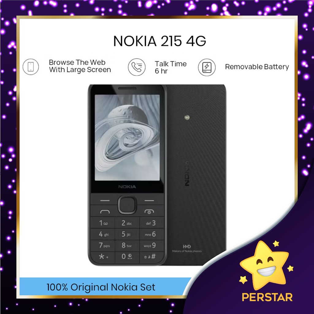 Nokia 215 4G Phone | 2.8