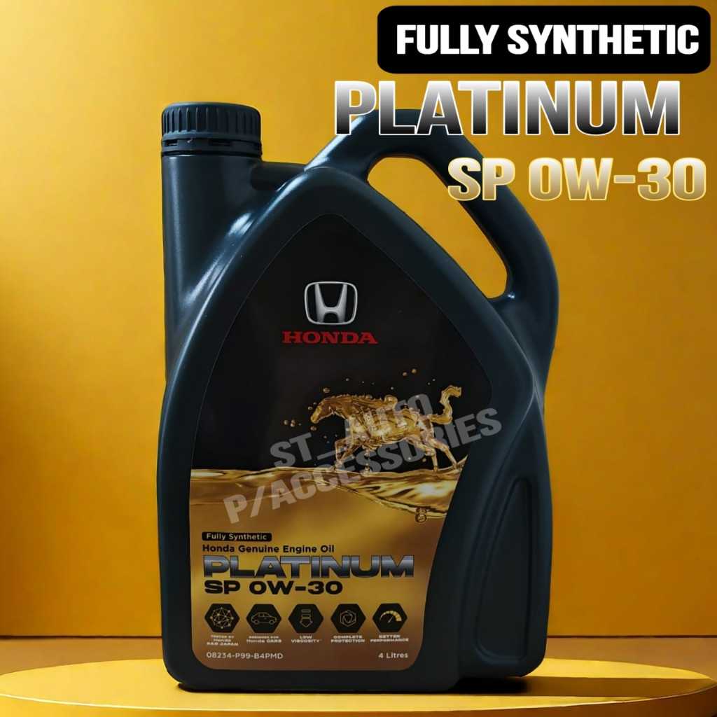 Honda SP 0W30 (4 Liter) Fully Synthetic Engine Oil - Civic, Accord, HRV ...