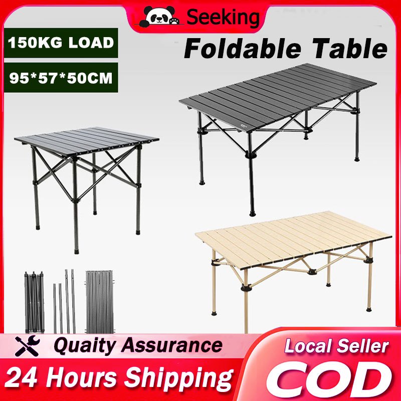【Seeking】Portable Folding Meja Foldable Camping Table Outdoor garden ...