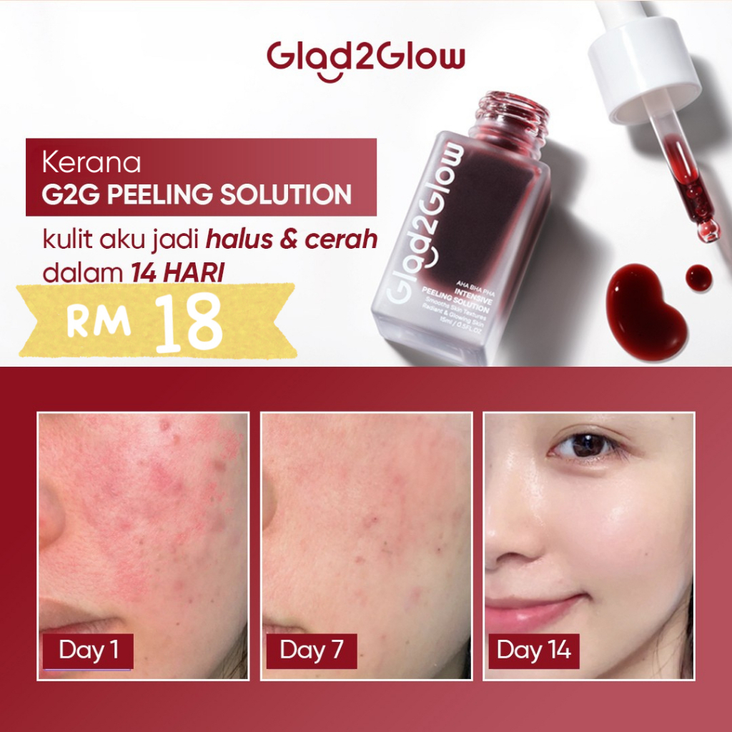 Glad2glow Aha Bha Pha Intensive Peeling Solution Serum Essence Glowing ...