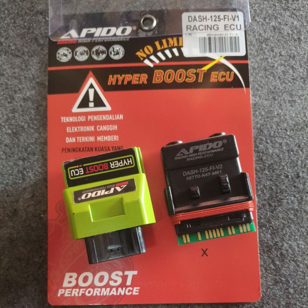APIDO HYPER BOOST ECU RACING HONDA DASH 125 FI 💯% ORIGINAL | Shopee ...