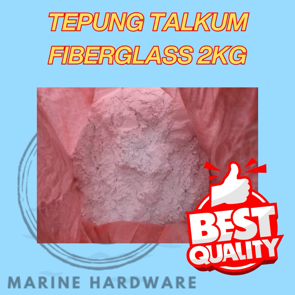 Talcum Powder/ Tepung Talkum Fibreglass 2KG FIBER | Shopee Malaysia