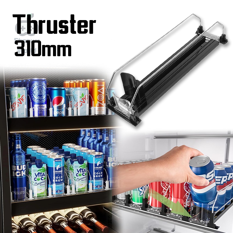 Commercial Drink Organizer 100mm Ekonomi Adjustable Width Display ...