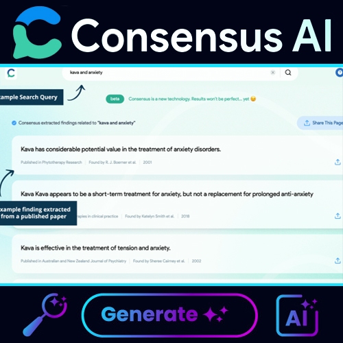 CONSENSUS AI RESEARCH TOOL SUBSCRIPTION PLAN FOR EVIDENCE-BASED ...