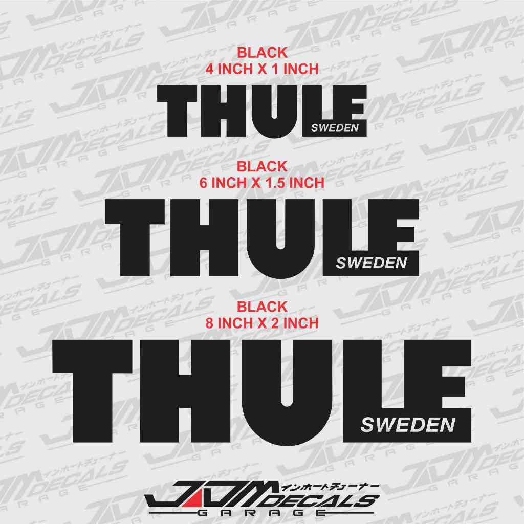 Thule Roofbox Vinyl Cutting Sticker | Shopee Malaysia