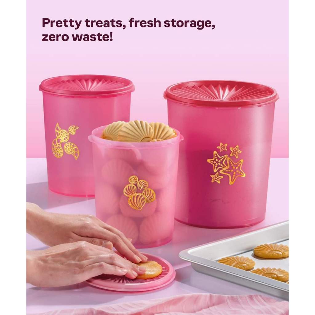 Tupperware Seashells Deco Canister Set + Gift Box | Shopee Malaysia