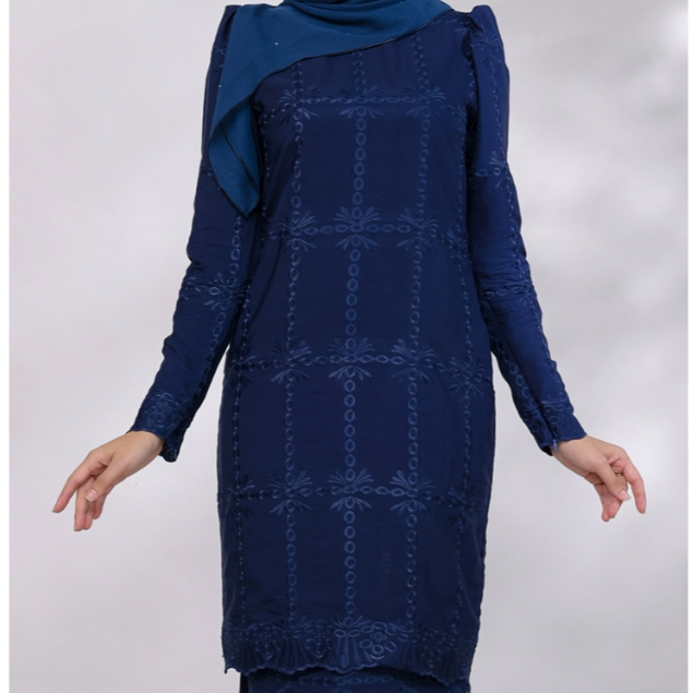 TIANNA KURUNG | KURUNG MODEN | MAWAR COTTON | KURUNG KLASIK