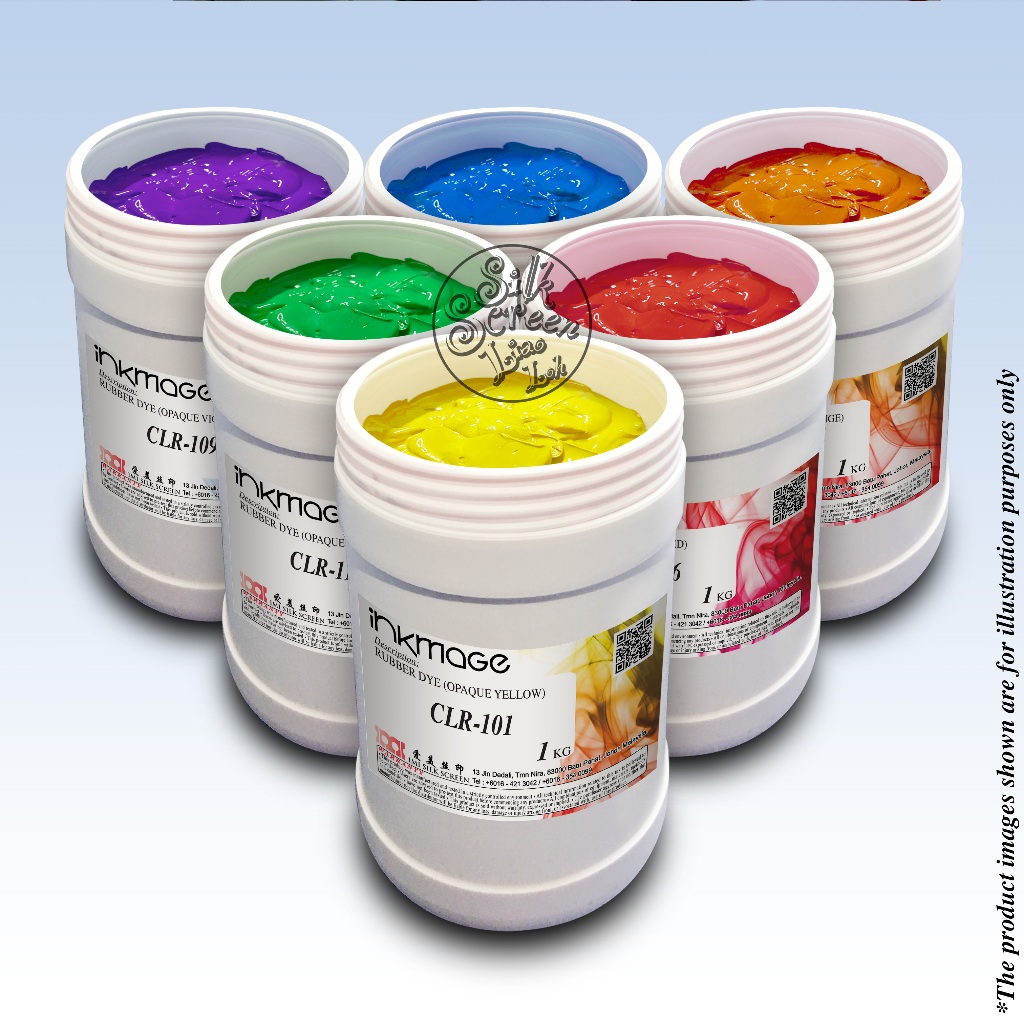 Transparent Fabric Ink ( Rubber Dye ) for Silk Screen Printing & Lino ...