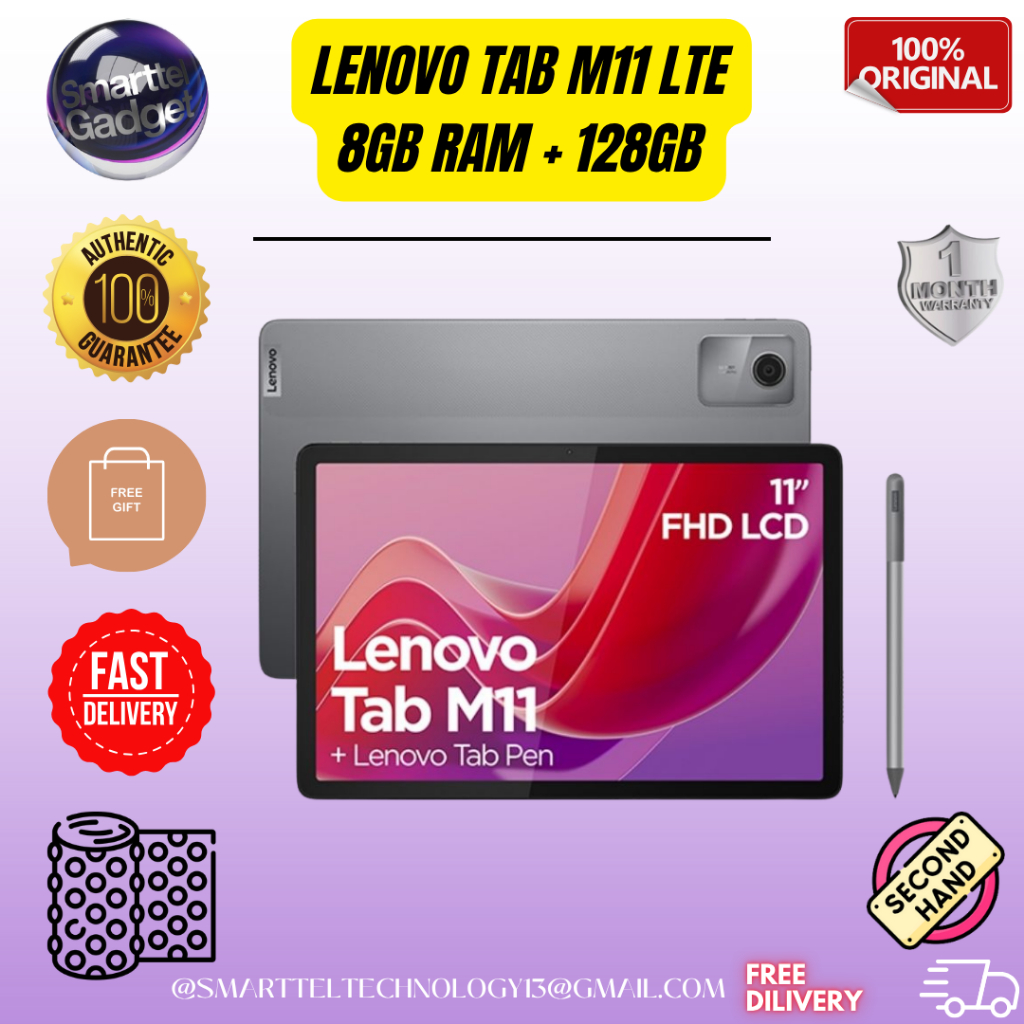 USED UNIT ORIGINAL LENOVO TAB M10 4GB RAM + 64GB | M11 8GB RAM + 128GB ...