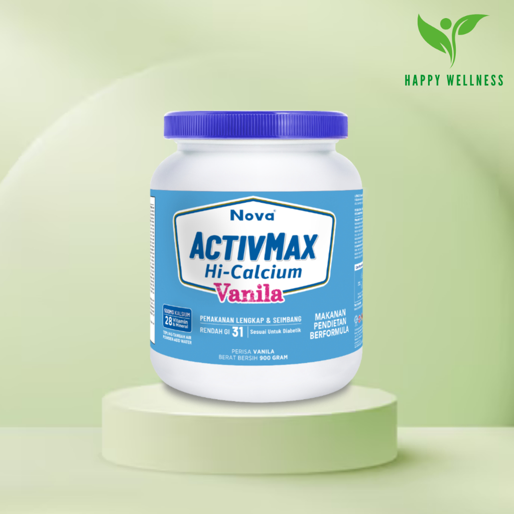 NOVA Activmax High Calcium Vanilla 900g | Low GI Meal Replacement for ...