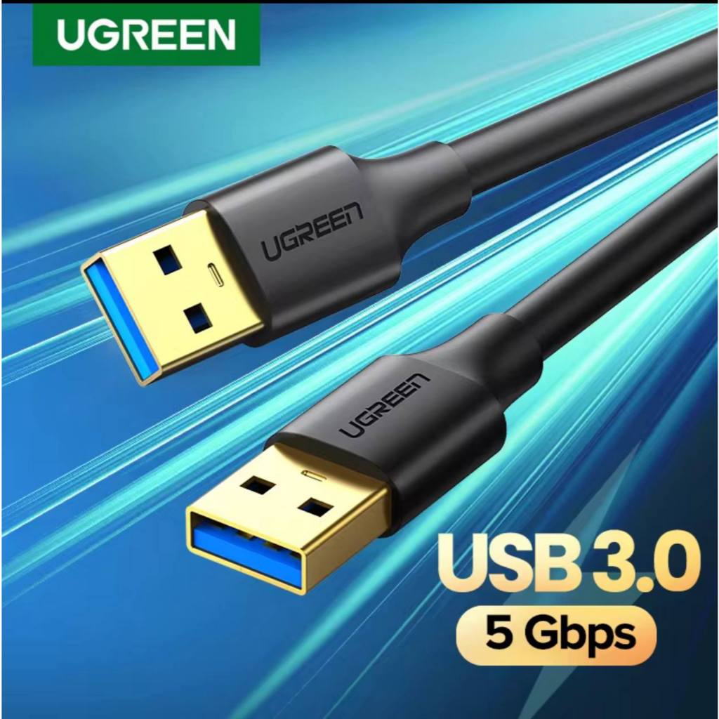 Kabel UGREEN USB‑A ke USB‑A 3.0 1M/2M/3M Cable – High‑Speed Data ...