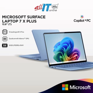 Microsoft Surface Laptop 7 | Copilot+ PC | 13" LCD Touchscreen | Snapdragon® X Plus | 16GB Memory | 256GB/512GB SSD