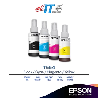 Epson T664 Ink Cartridge Epson 664 Ink Bottle T6641 T6642 T6643 T6644 for L100 L110 L200 L210 L350