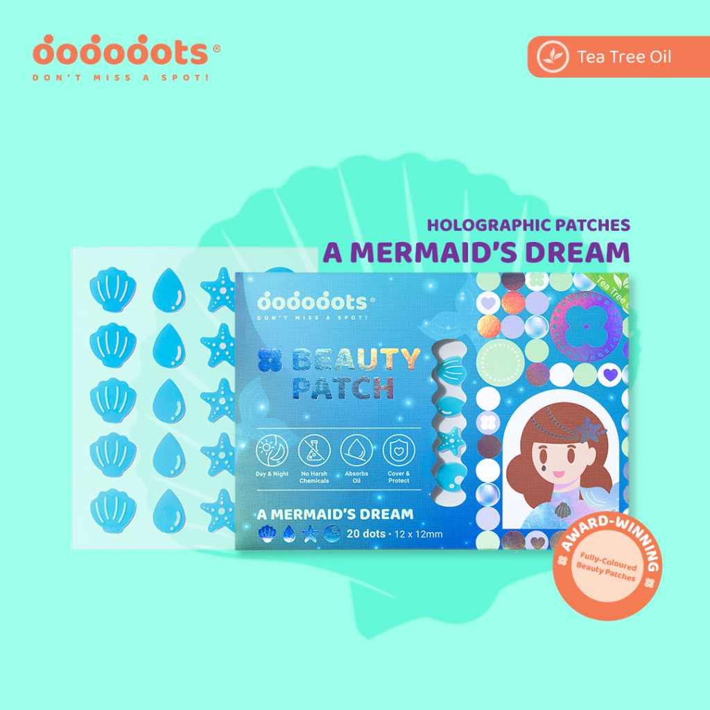 Dododots Pimple Patch - Holographic A Mermaid's Dream | Clinical-Grade ...